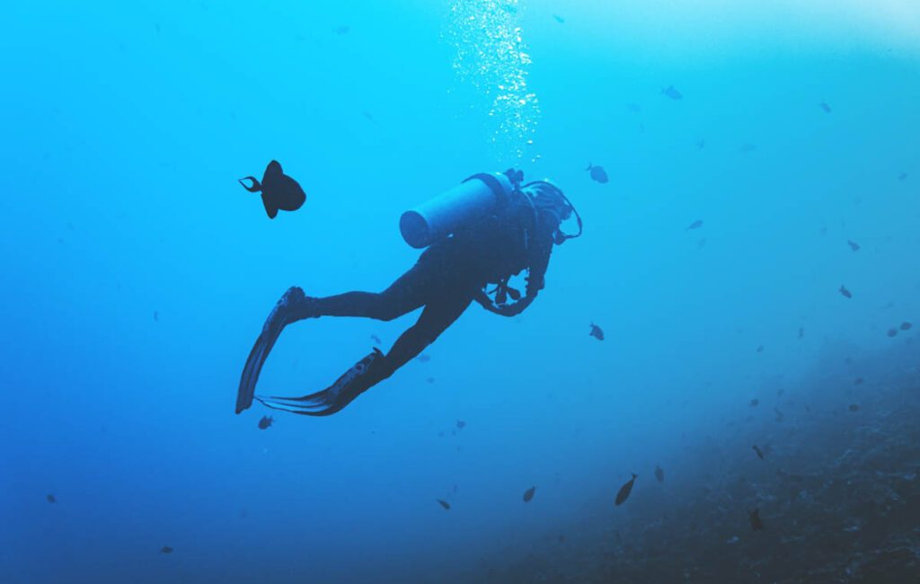 For many divers, the first descent beneath the surface is