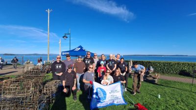 Volunteer divers have returned to the waters beneath Sidney’s Bevan