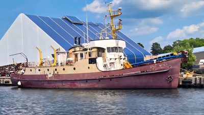 It appears that the vessel Still Watch is now being offered