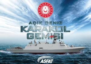 Açık karakol gemisi TCG AKHİSAR’ın inşası devam ediyor. Gemi yüzde
