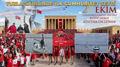 Tuzla Sahillerinde Cumhuriyet Coşkusu: 103. Yılda Tarihi Deniz Geçit Töreni

Tuzla’da