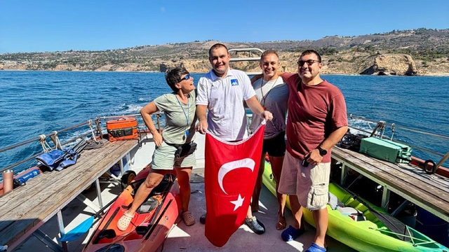 Türk ultra maraton yüzücüsü Tuna Tunca, “Ocean’s Seven” parkurunun dördüncü
