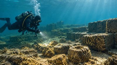 Divers and archaeologists have returned to the submerged remains of