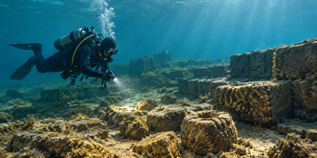 Divers and archaeologists have returned to the submerged remains of