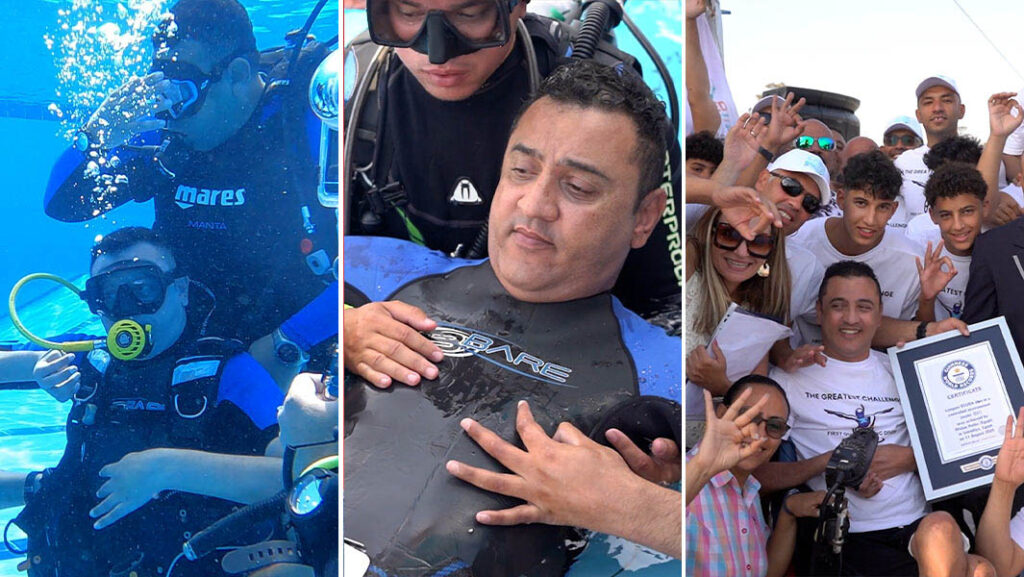 Egyptian Quadriplegic Navy Officer Makes History with Guinness-Validated Scuba Dive In a remarkable feat of determination and resilience, Egyptian naval
