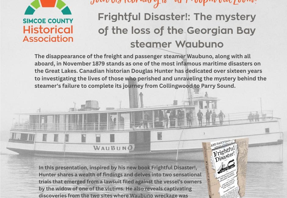 The Mystery of the Loss of the Georgian Bay Steamer Waubuno The loss of the freight and passenger steamer Waubuno with