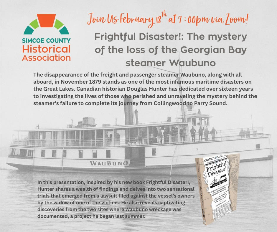 The Mystery of the Loss of the Georgian Bay Steamer Waubuno The loss of the freight and passenger steamer Waubuno with