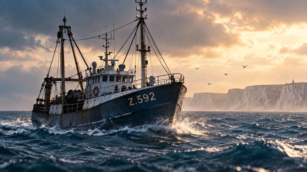 A fishing vessel that disappeared with five people aboard more