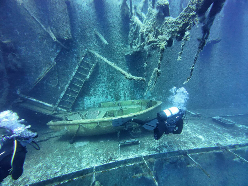 Zenobia: Myths, Legends and Realities of the Mediterranean’s Titanic When divers talk about Cyprus, one name echoes louder than