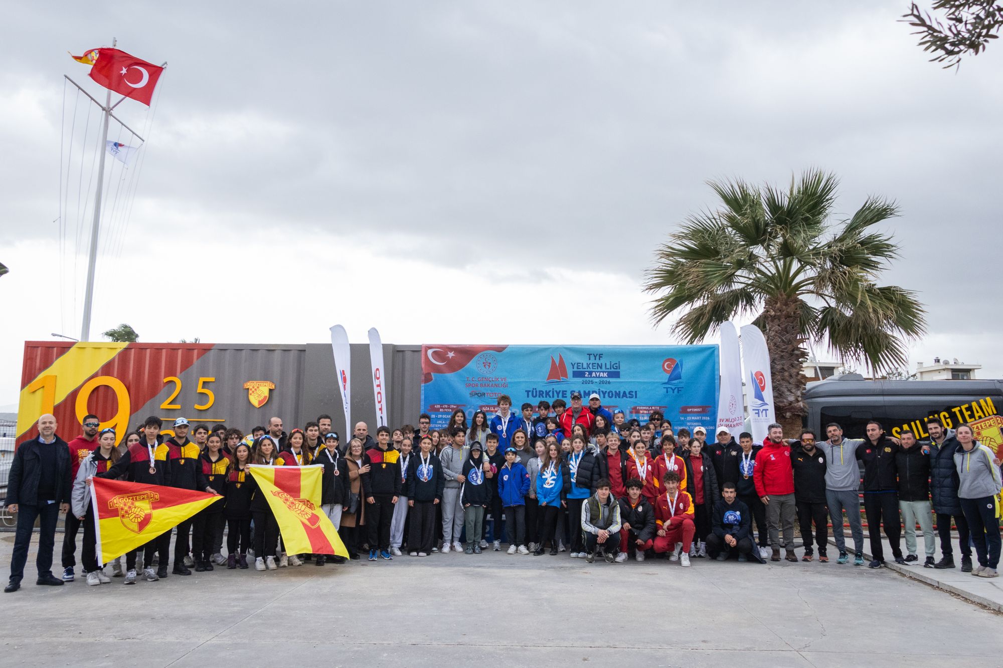 25–29 Ocak tarihleri arasında Göztepe Spor Kulübü Yelken Şubesi ev