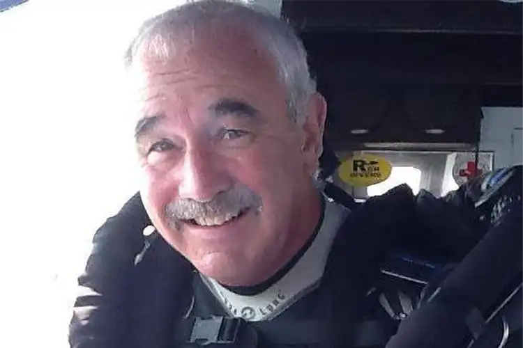 Andrew McKnight, who went missing during a dive in Cornwall