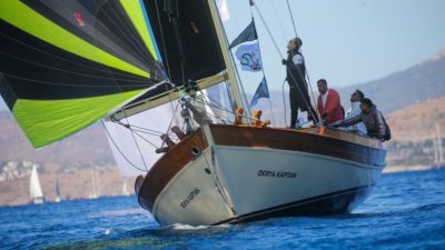 Bodrum açıklarından verilen start törenine Muğla Valisi İdris Akbıyık, Muğla