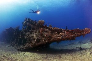 RMS Rhone is one of the most popular wreck dives