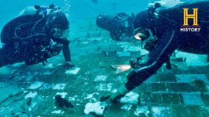 A History Channel documentary team found a 20-foot piece of