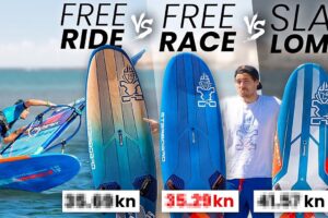 Nico Prien puts Freeride, Freerace and Slalom boards through their