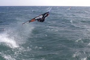 Chasing Takara Ishii Wave Sailing Around Omaezaki via Drone Omaezaki