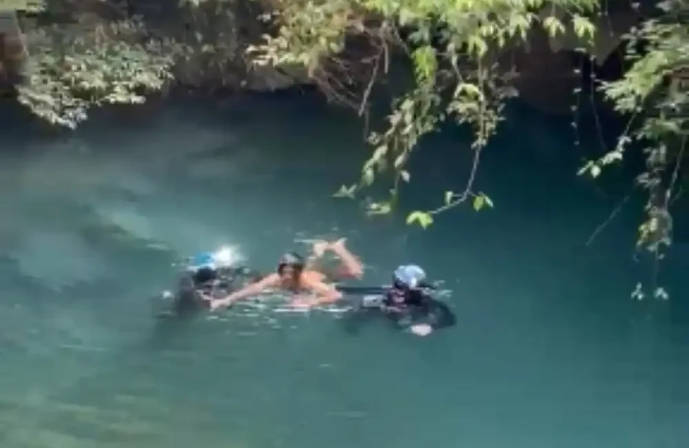 A 31-year-old Mexican spearfisher has been rescued alive after surviving