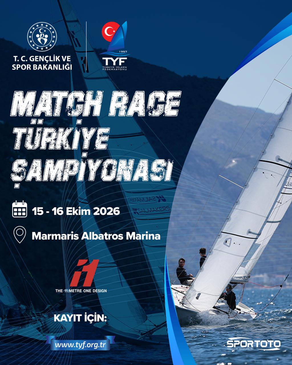 2026 Maç Yarışı Türkiye Şampiyonası, 15–16 Ekim 2026 tarihlerinde, Datça Yat Spor Kulübü