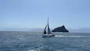 Seven teams are competing in the Globe40, an eight leg