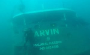 İnkumu açıklarında 17 Ocak’ta batan ‘ARVIN’ isimli geminin yakıt boşaltma