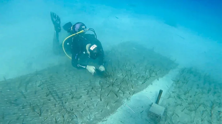 2 bin yaşında deniz çayırı keşfedildi Garanti BBVA’nın, DenizTemiz Derneği (TURMEPA) iş birliğiyle 2021 yılından bu