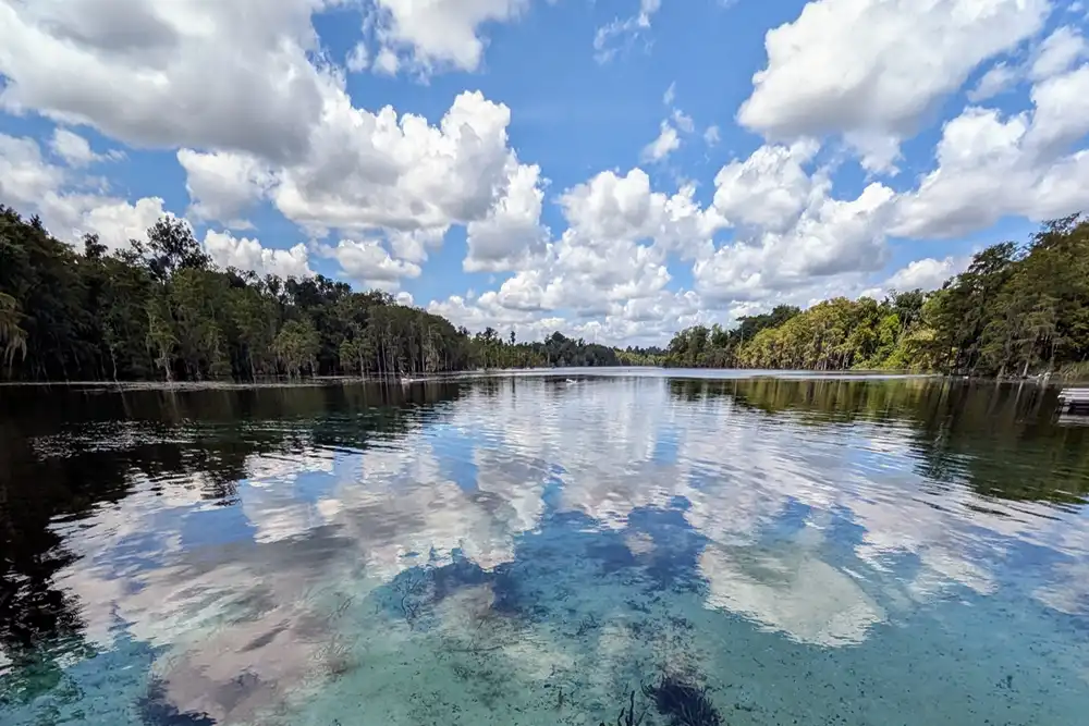Jackson Blue Springs is at the head of Merritt’s Mill