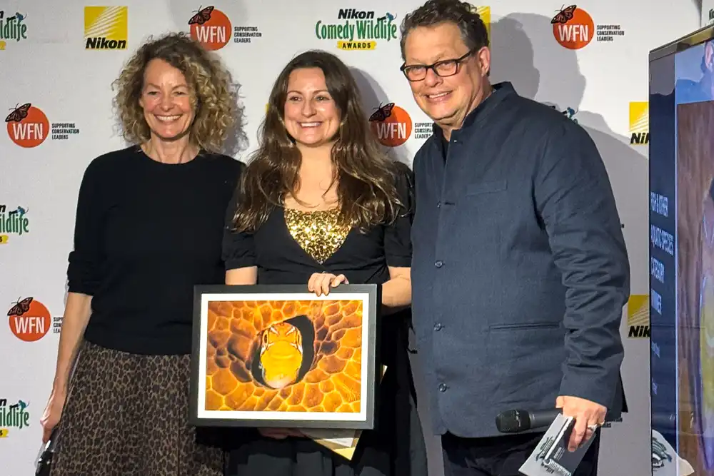 Jenny Stock wins aquatic category at Nikon’s Comedy Wildlife Photography Awards Top DIVE Magazine contributor Jenny Stock has won the Fish