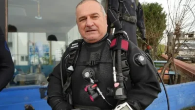 Başiskele Sahili’nin Körfez Mahallesi Liman Caddesi açıklarında 24 Ocak günü balıkçılar