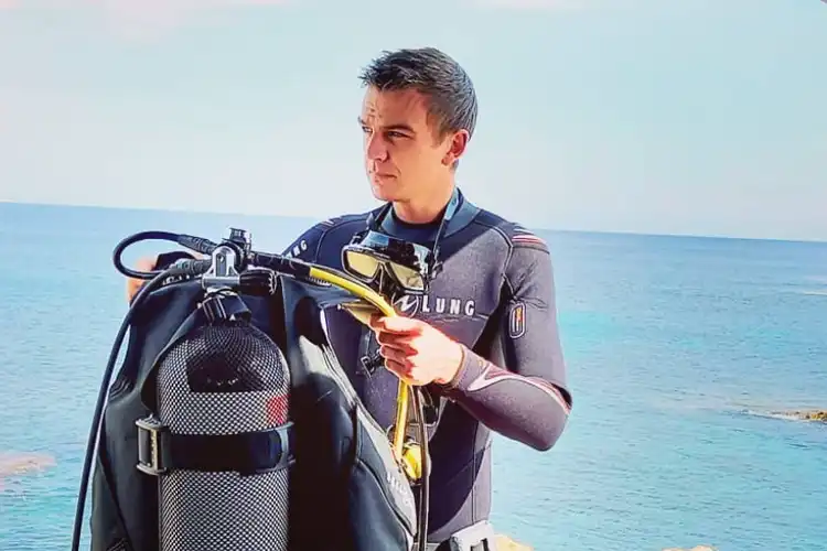 A Malta-based scuba diving instructor from North Yorkshire has been