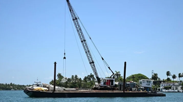 ABD Sahil Güvenlik Teşkilatı, pazartesi günü Florida eyaletinin Miami kentindeki