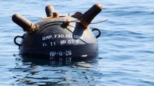 Rusya’nın Odesa limanı ve çevresine döşediği deniz mayınlarından biri daha