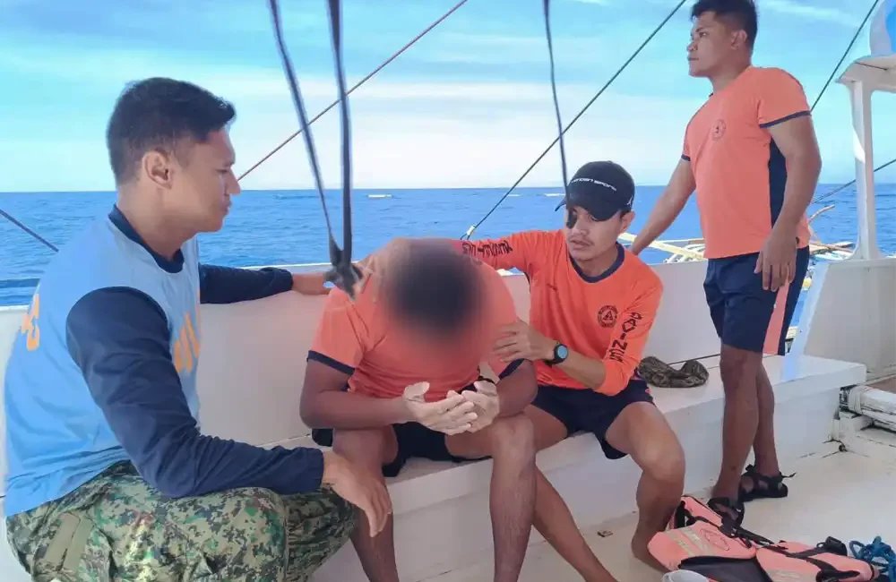 One person has been rescued by the Philippine Coast Guard