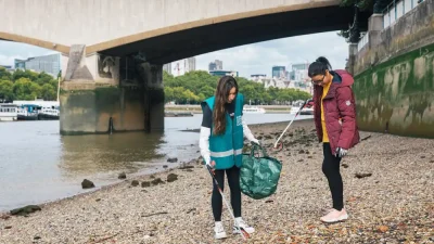 Volunteers can remove litter from inland locations to prevent it