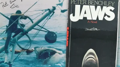 “Jaws” romanının yazarı ve okyanus koruma aktivisti Peter Benchley’e ait