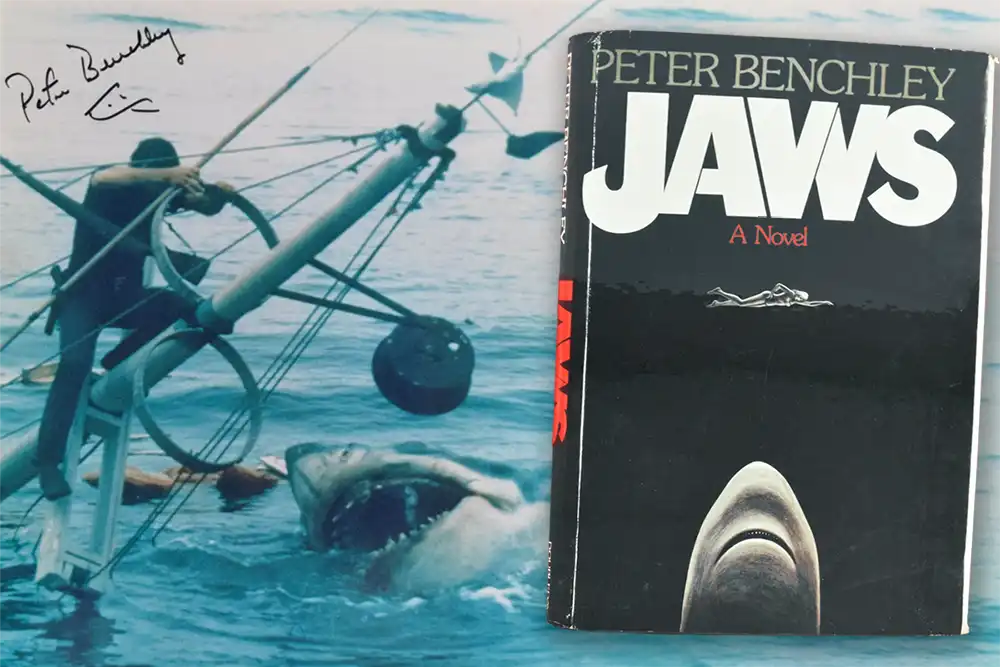 “Jaws” romanının yazarı ve okyanus koruma aktivisti Peter Benchley’e ait