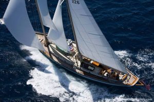 The 2015 TransPac aboard the 1907 schooner MARTHA. The Schooner