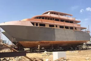 Sea Story under construction (Photo: Ali Aref, President of Dive