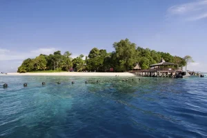 Sipadan Island is a popular dive spot off Sabah, Malaysia