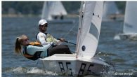 Annapolis, MD (June 17, 2021) – Fresh off winning A Division at College Nationals earlier this month, Alfonso García Bringas and crew Olivia Smith (above) sailed to a 1-3 in tricky conditions on the opening day of the 2021 Snipe […]
