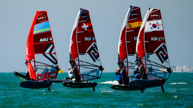 As the equipment introduced for the Paris 2024 Olympic windsurfing