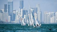 Miami, FL (March 4, 2020) – The change in wind pressure gave no change in performance from the series leaders Mateusz Kusznierewicz (POL) and Bruno Prada (BRA) who racked up another win today to lead the 64 boat Star Class […]