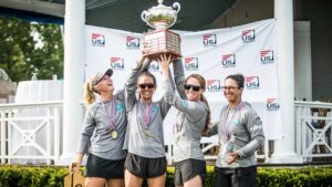 Allie Blecher and her team from California Yacht Club claimed