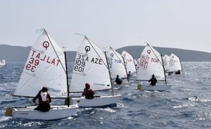 Muğla’nın Bodrum ilçesinde düzenlenen 10. Bodrum Uluslararası Optimist Yarışları (BIOR),
