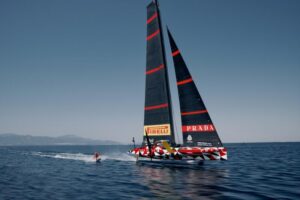 This is Greek extreme wakeboarder Nikola Plytas hitching a ride